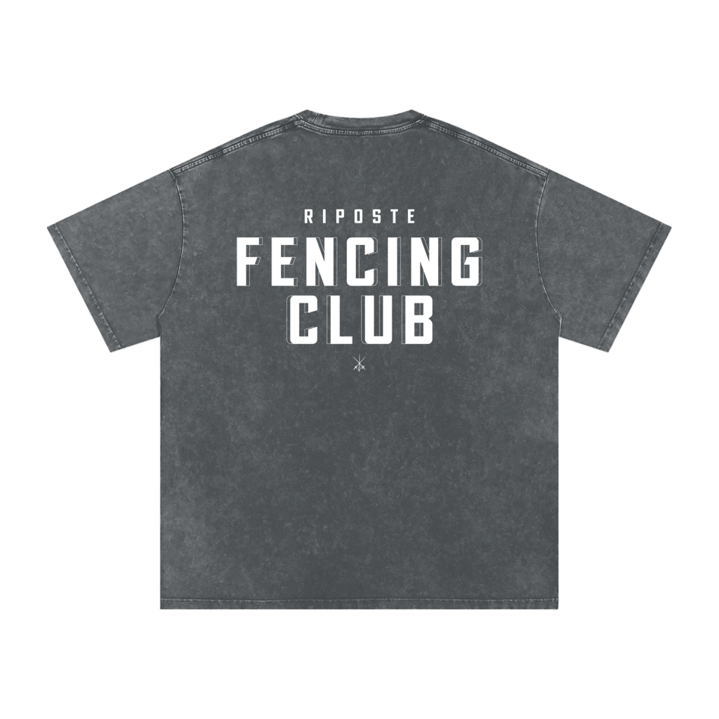 Riposte Fencing Club | Drop 001 Snow-Wash Oversized Tee