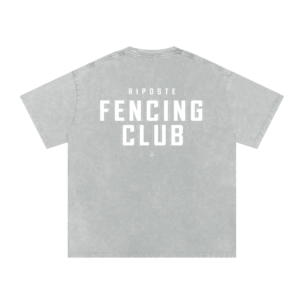 Riposte Fencing Club | Drop 001 Snow-Wash Oversized Tee